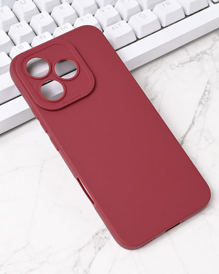 Torbica Silikon Pro Camera za Honor 400 Lite bordo