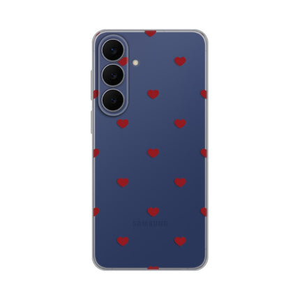 Maska za Samsung S731B Galaxy S25 Fe Red Hearts Silikonska Print