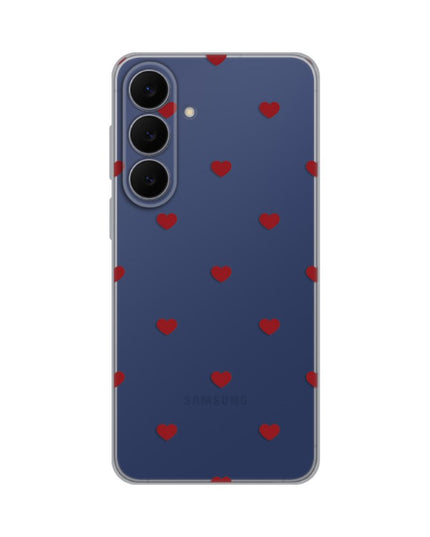 Maska za Samsung S731B Galaxy S25 Fe Red Hearts Silikonska Print