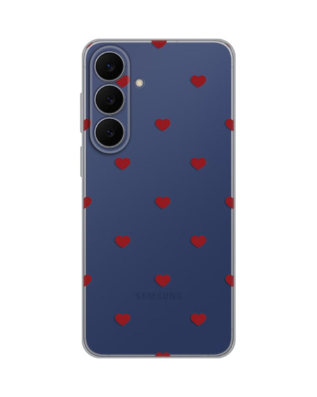 Maska za Samsung S731B Galaxy S25 Fe Red Hearts Silikonska Print