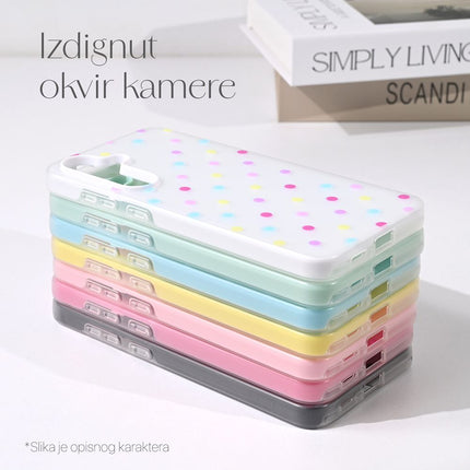 Maska za Samsung A376B Galaxy A37 roze Dotty Pop
