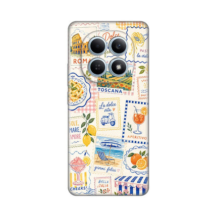 Maska za Xiaomi Redmi Note 15 4G/5G Toscana Collage Silikonska Print
