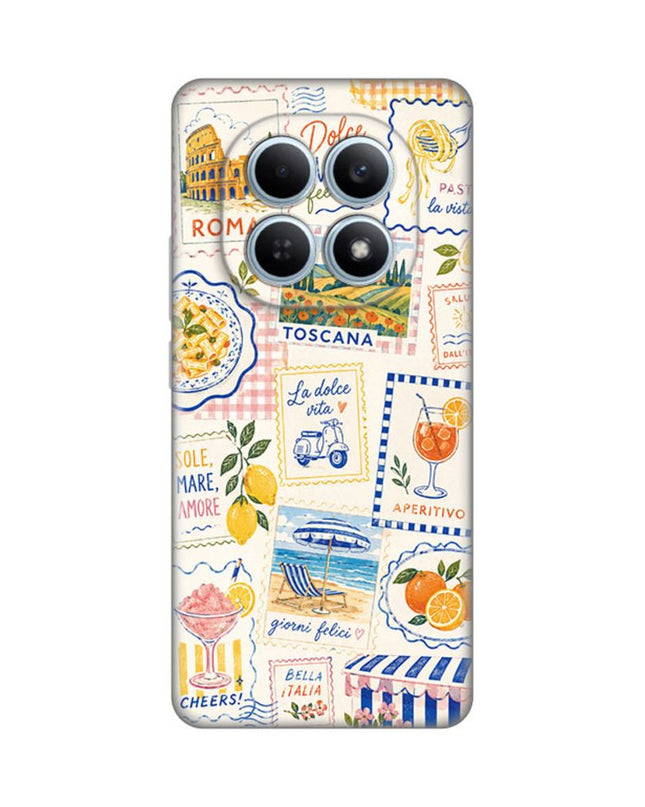 Maska za Xiaomi Redmi Note 15 4G/5G Toscana Collage Silikonska Print