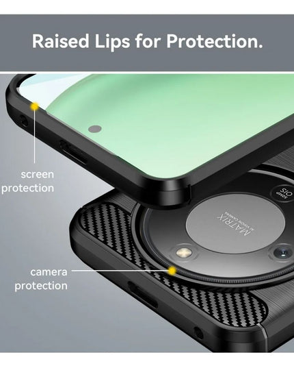 Maska za Honor Magic 8 Lite crna Defender Safeguard