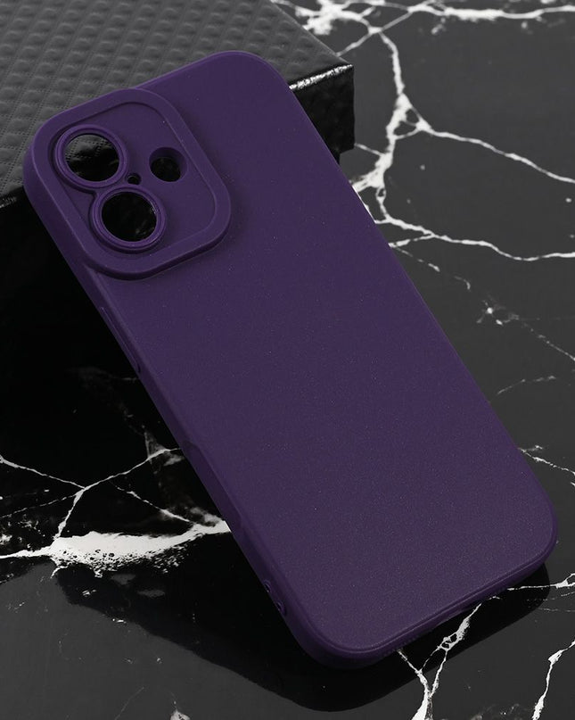 Maska za iPhone 17 6.3 mat tamno ljubicasta Teracell Giulietta
