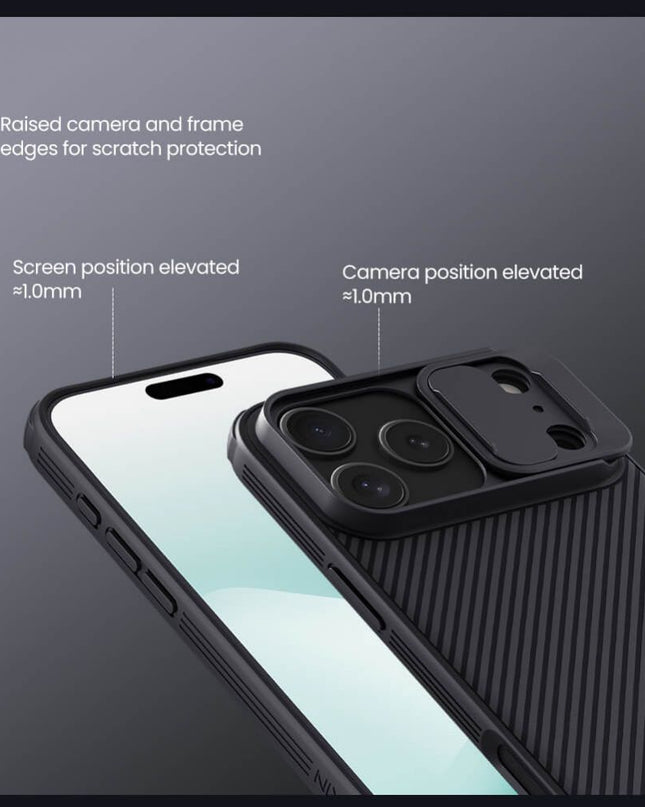 Maska za iPhone 17 Pro Max 6.9 crna Nillkin CamShield Pro Magnetic