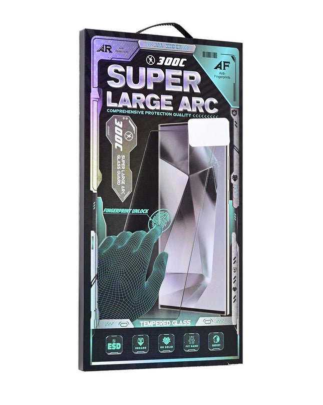 Zastitno staklo Tempered Glass 2.5D full glue za Samsung S938B Galaxy S25 Ultra crni (fingerprint unlock)