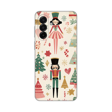 Maska za Samsung A175F Galaxy A17 Vintage Christmas Silikonska Print