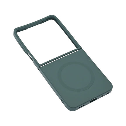 Maska za Samsung Galaxy Z Flip 8 Magsafe Elegant Fold tamno zelena