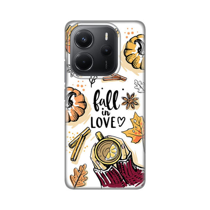 Maska za Xiaomi Redmi Note 14 4G (SRB) Fall in Love Silikonska Print