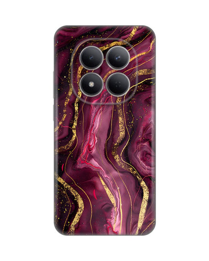 Maska za Xiaomi Redmi Note 15 Pro 5G Burgundy Silikonska Print