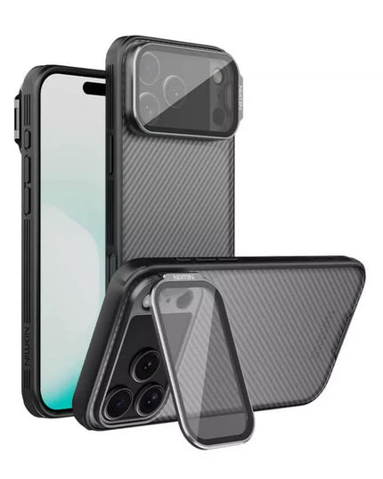 Maska za iPhone 17 Pro Max 6.9 crna (transparent kamera) Nillkin CamShield Prop