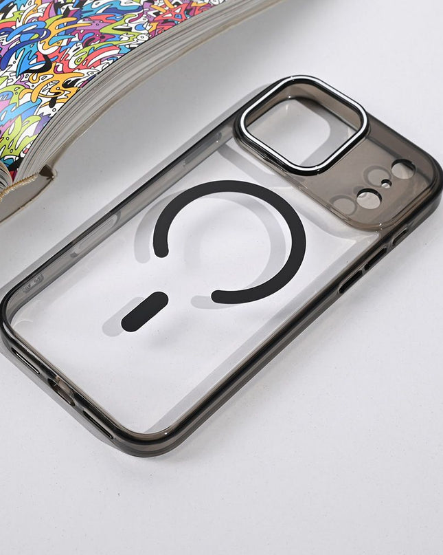 Maska za iPhone 17 Pro Max 6.9 crna Magsafe Color Pop
