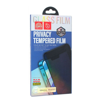 Zastitno staklo Tempered Glass Privacy 2.5D full glue za iPhone 16 Pro/17 6.3 crna