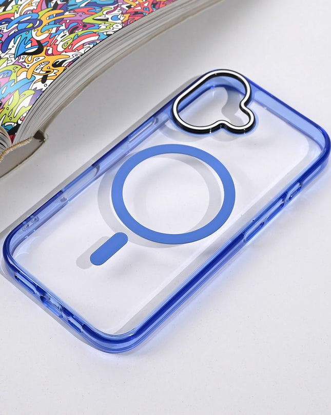 Maska za iPhone 16 6.1 plava Magsafe Color Pop