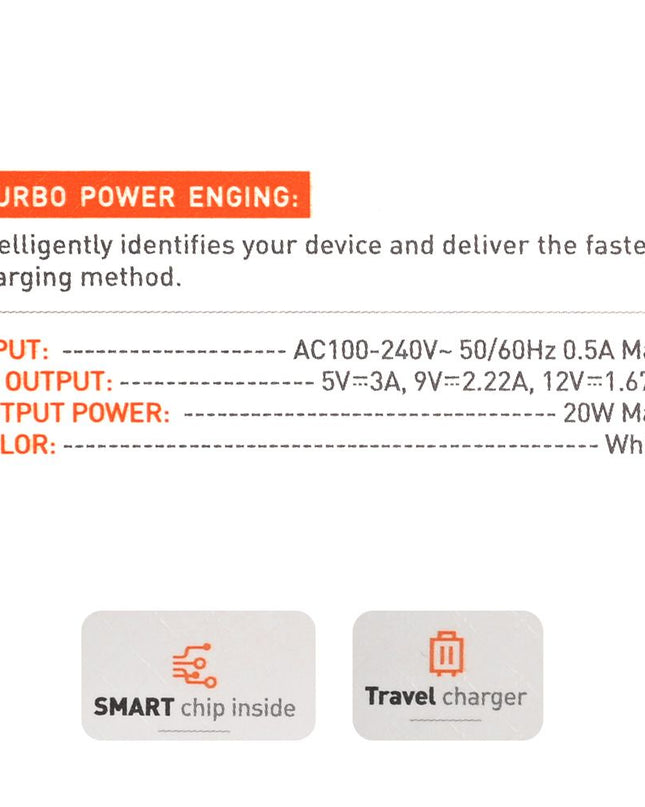 Kucni punjac LDNIO A1209C PD, 20W beli