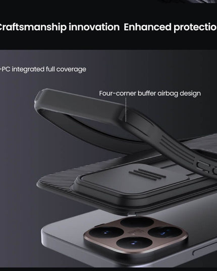 Maska za Xiaomi 15T Pro crna Nillkin CamShield Pro