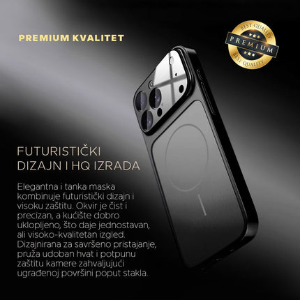 Maska za iPhone 17 Pro Max 6.9 srebrna Magsafe LookLike