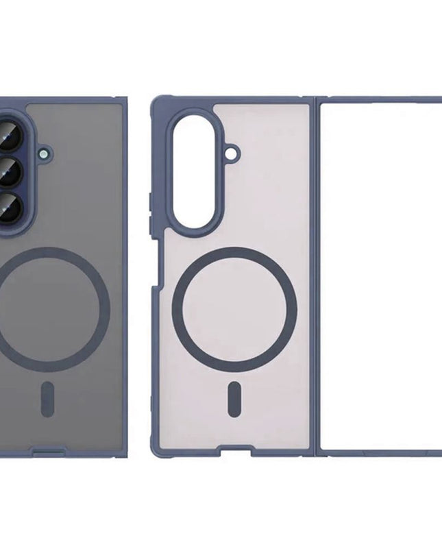 Maska za Samsung F966B Galaxy Z Fold 7 tamno plava Magsafe Fold