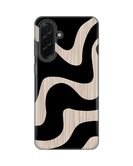 Maska za Samsung A366B Galaxy A36 5G Black Flow Silikonska Print Skin