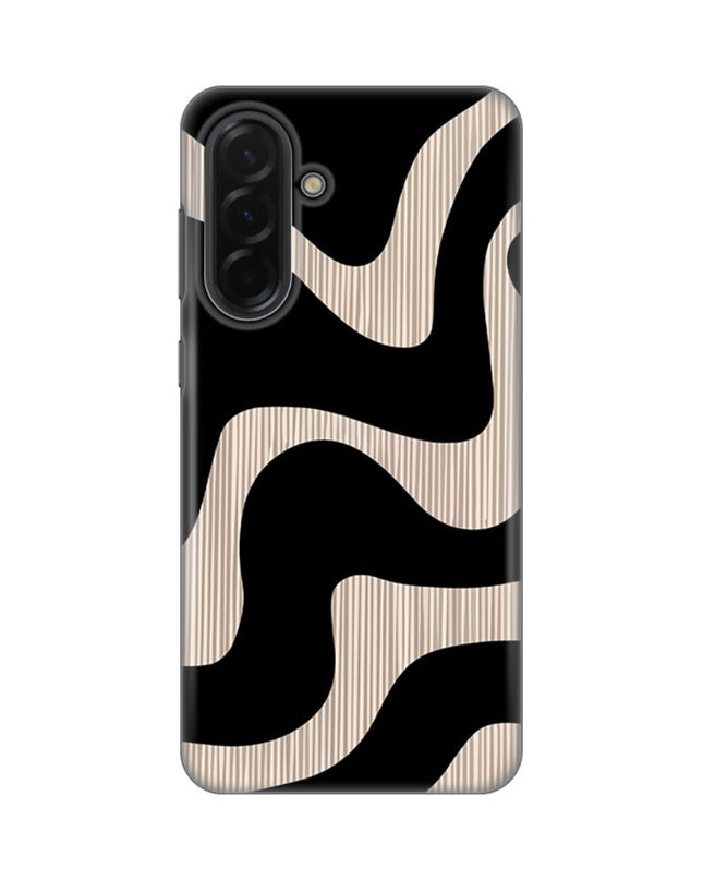 Maska za Samsung A366B Galaxy A36 5G Black Flow Silikonska Print Skin