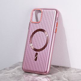 Torbica Magsafe Stripe za iPhone 11 Pro Max 6.5 roze