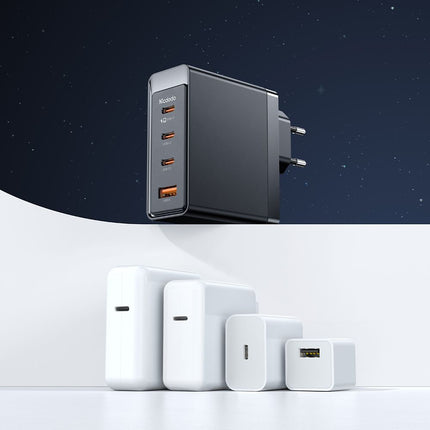 MCDODO CH-5141 SET 100W ZIDNI Punjač USB-C x3 + USB-A + KABL 100W TIP-C, 2m