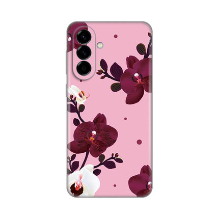 Maska za Samsung A576B Galaxy A57 5G Pink Orchid Silikonska Print Skin