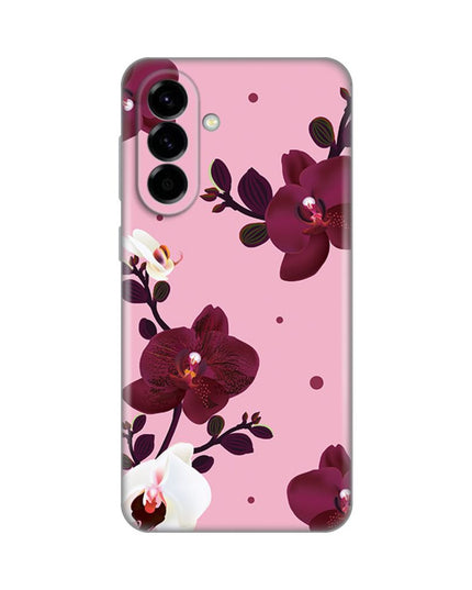 Maska za Samsung A576B Galaxy A57 5G Pink Orchid Silikonska Print Skin