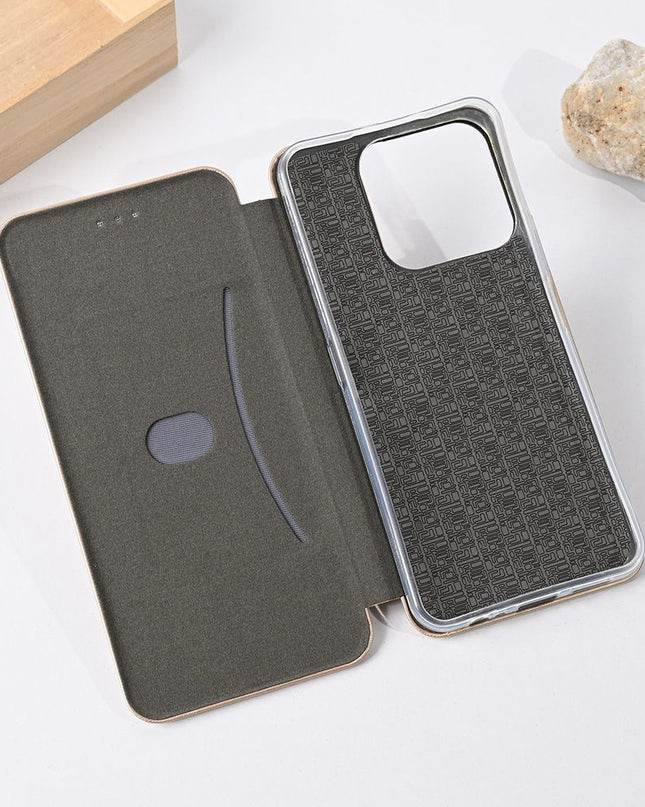 Maska za Honor X6c zlatna Teracell Flip Cover