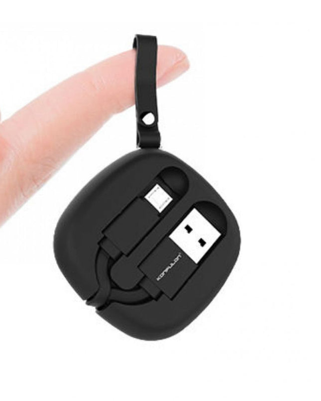 Data kabl KONFULON S79 privezak micro USB crni 1m