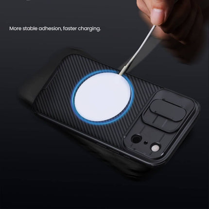 Maska za iPhone 17 Pro 6.3 crna Nillkin CamShield Pro Magnetic