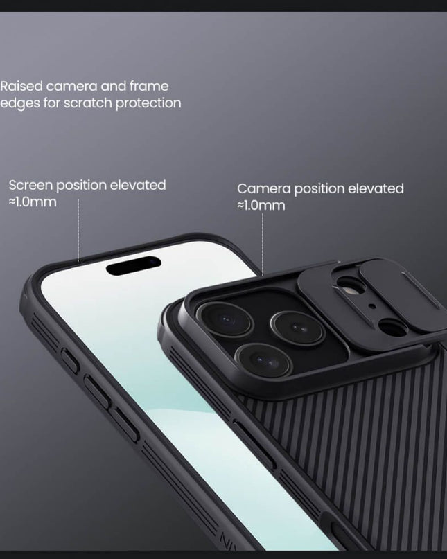 Maska za iPhone 17 Pro 6.3 crna Nillkin CamShield Pro