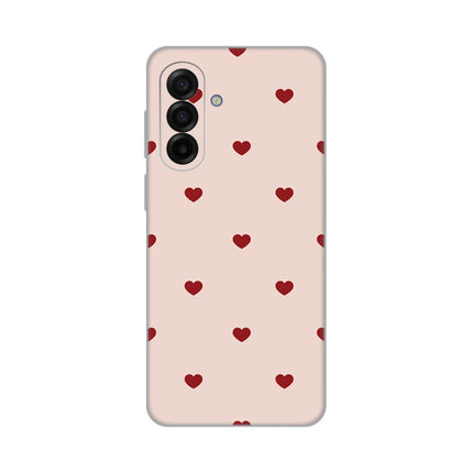 Maska za Samsung A175F Galaxy A17 Beige Hearts Silikonska Print