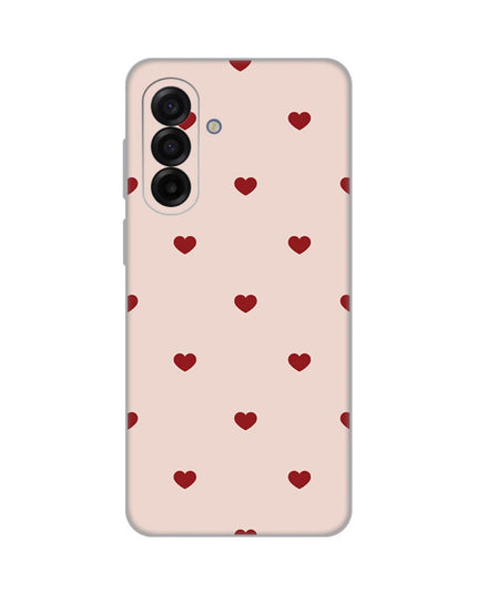 Maska za Samsung A175F Galaxy A17 Beige Hearts Silikonska Print