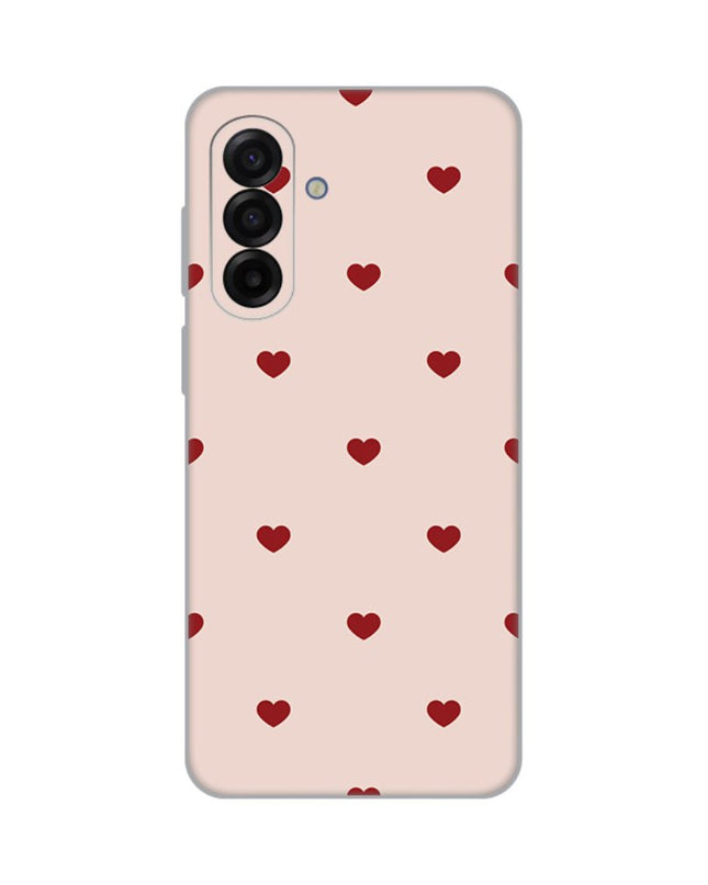 Maska za Samsung A175F Galaxy A17 Beige Hearts Silikonska Print