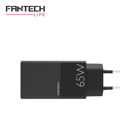 Kucni punjac Fantech CWG301 2xPD + QC 65W crni