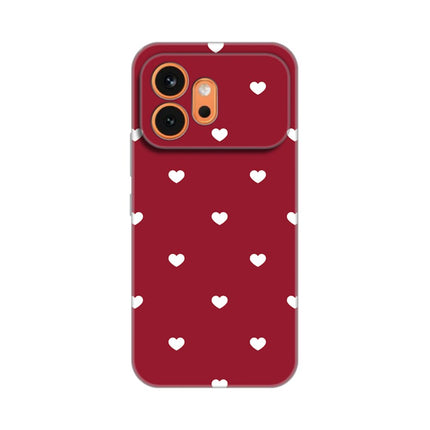 Maska za Honor 600 Burgundy Hearts Silikonska Print Skin