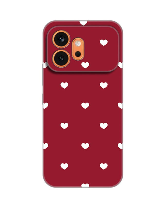 Maska za Honor 600 Burgundy Hearts Silikonska Print Skin