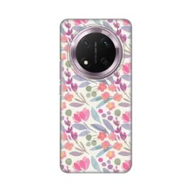 Torbica Silikonska Print za Honor Magic 7 Lite Watercolor Flowers