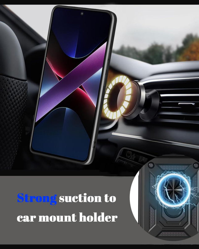 Maska za Honor X7d 4G/400 Smart 5G tamno plava Hard Shield