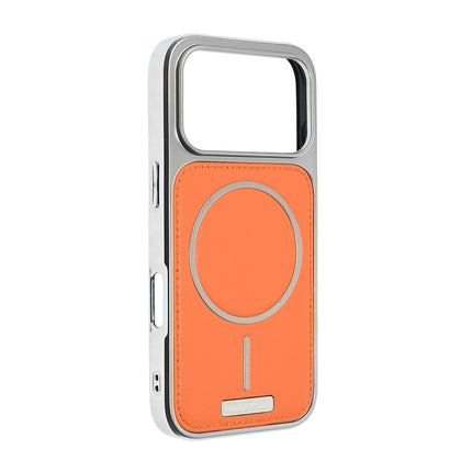 Maska za iPhone 17 Pro 6.3 narandzasta Magsafe Urban Leather