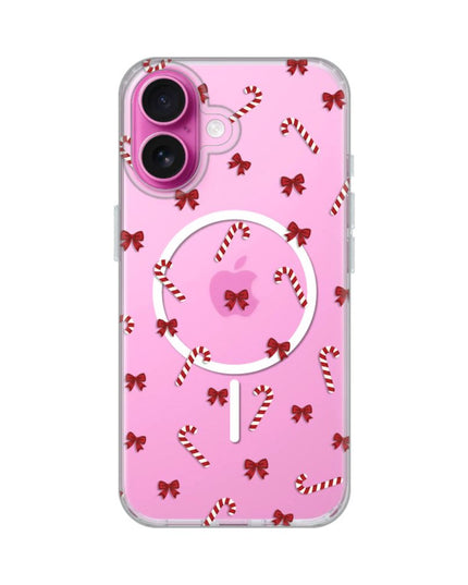 Maska za iPhone 16 6.1 Candy Bows Print Magsafe