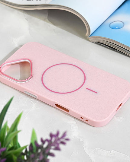 Maska Magsafe Sparkle Dust za iPhone 17 6.3 roze
