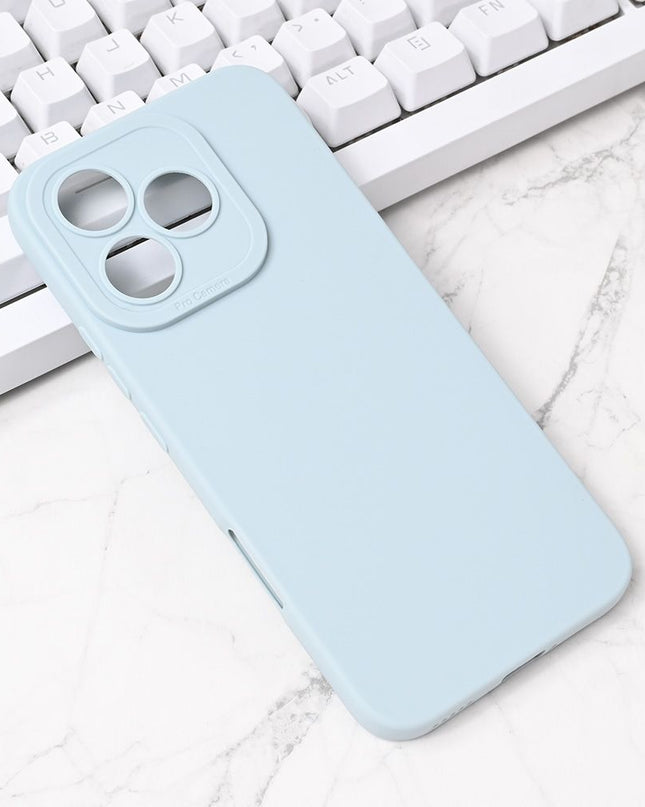 Torbica Silikon Pro Camera za Honor 400 Lite svetlo plava