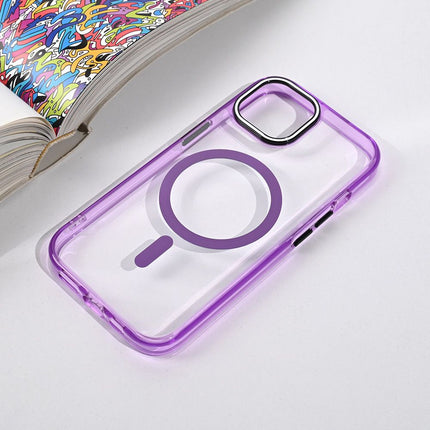 Maska za iPhone 13/14 6.1 ljubicasta Magsafe Color Pop