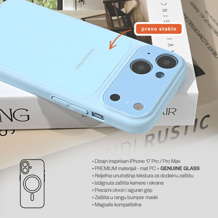 Maska za iPhone 17 Pro 6.3 narandzasta Magsafe GlowUp