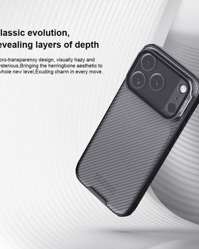 Maska za iPhone 17 Pro 6.3 crna (transparent kamera) Nillkin CamShield Prop