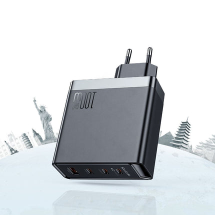 MCDODO CH-5141 SET 100W ZIDNI Punjač USB-C x3 + USB-A + KABL 100W TIP-C, 2m