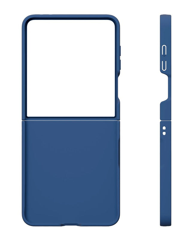 Maska za Samsung F761B Galaxy Z Flip 8 plava Elegant Fold